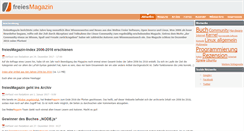 Desktop Screenshot of freiesmagazin.de