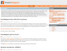 Tablet Screenshot of freiesmagazin.de